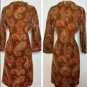 Groovy Vintage 1960’s / 1970’s Paisley Fixer Upper Dress